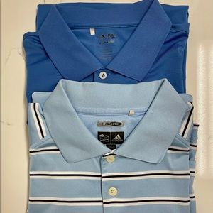 2 Men’s adidas ClimaLite Shirts